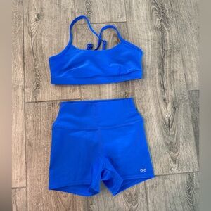 ALO Yoga Blue Women's Shorts
